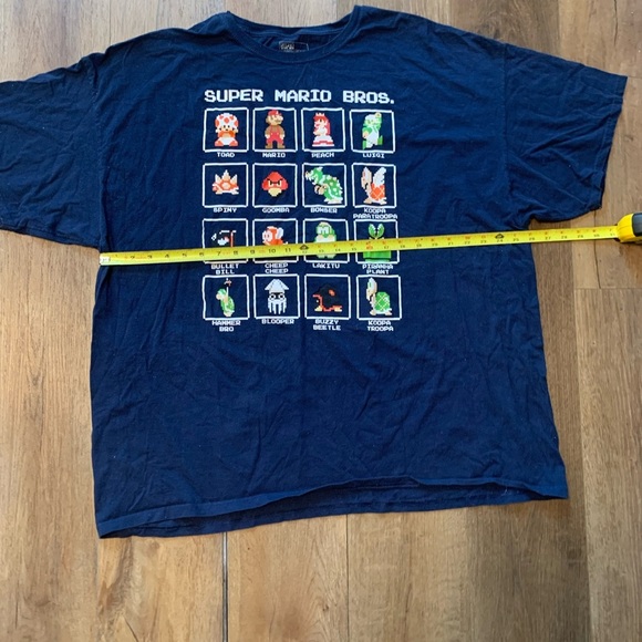 Super Mario Bros Character Grid T-Shirt size 3X - Picture 3 of 7